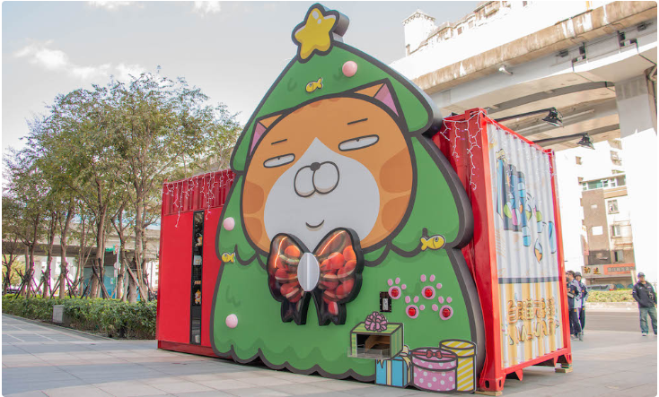 白爛貓巨型扭蛋機　快閃三創生活園區！